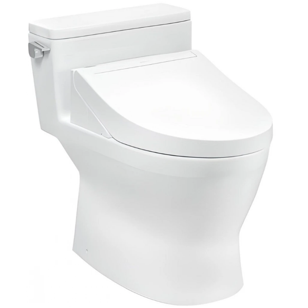 Bồn cầu 1 khối TOTO MS188VKW14XW kết hợp nắp rửa điện tử WASHLET dòng C5 TCF24410AAA