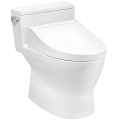 Bồn cầu 1 khối TOTO MS188VKW14XW kết hợp nắp rửa điện tử WASHLET dòng C5 TCF24410AAA