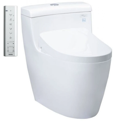 Bồn cầu một khối TOTO MS636CDRW12 kèm nắp rửa điện tử WASHLET dòng S7 TCF4911EZ