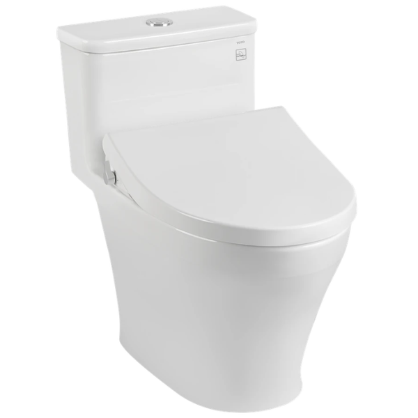 Bồn cầu một khối TOTO MS857DE4 kèm nắp rửa cơ Ecowasher TCW1211A