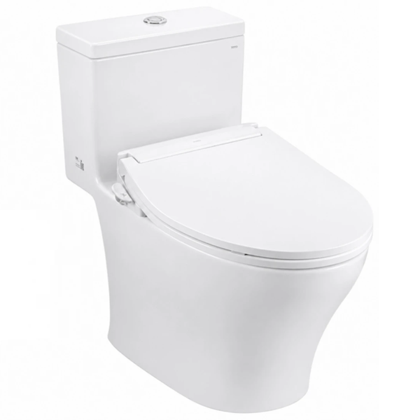 Bồn cầu một khối TOTO MS857DE6 kèm nắp rửa cơ Ecowasher TCW11S