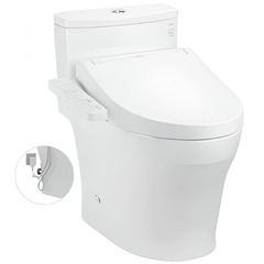 Bồn cầu một khối TOTO MS885DW16XW kèm nắp rửa điện tử WASHLET dòng C2 TCF23410AAA