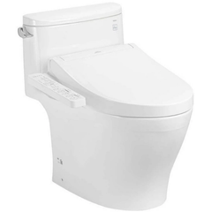 Bồn cầu một khối TOTO MS887CRW17XW kèm nắp rửa điện tử WASHLET dòng C2 TCF23460AAA