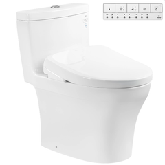 Bồn cầu một khối TOTO MS889CDRW23 kèm nắp rửa điện tử WASHLET dòng S7 - TCF47360GAA
