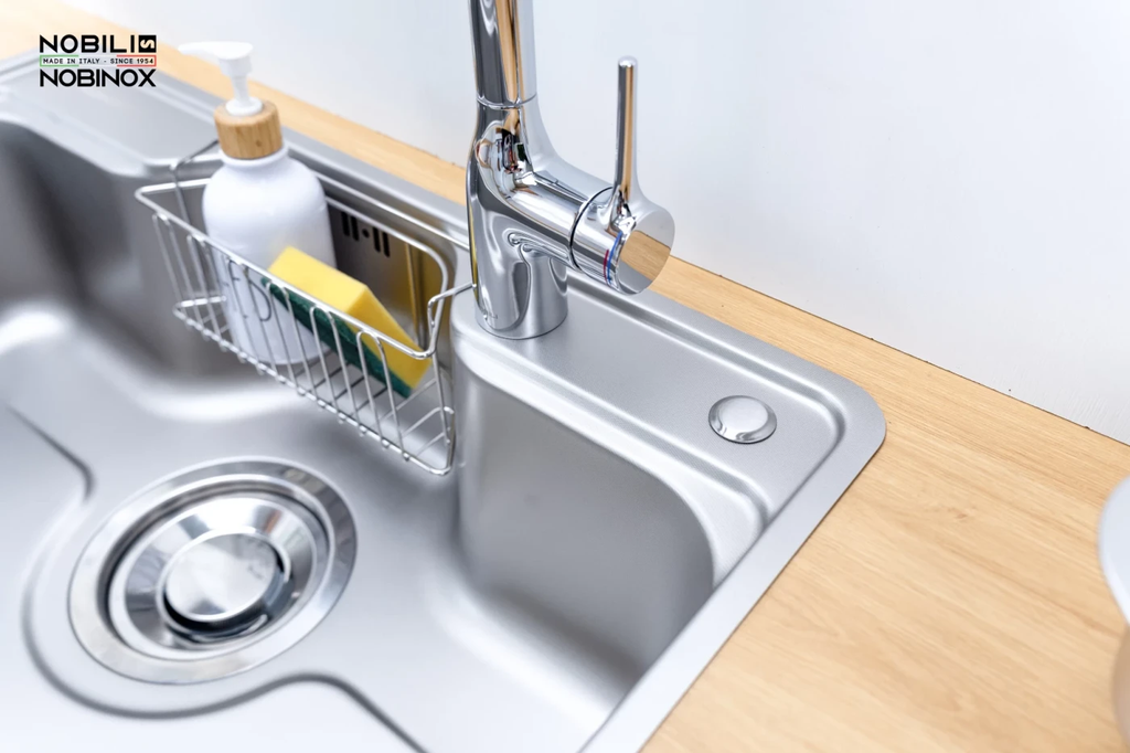 Chậu rửa chén Nobinox LIKEN NL724D  1 hộc