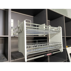 Giá bát đĩa nâng hạ Full Inox Maadela DIP-800