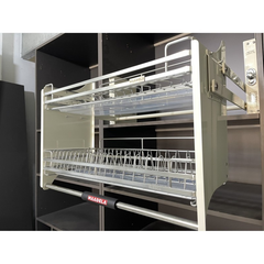 Giá bát đĩa nâng hạ Full Inox Maadela DIP-800