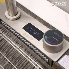 Chậu rửa chén Bossco BC-A10052NKS 1 hộc nâu kim sa