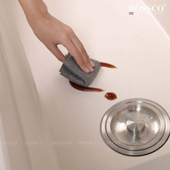 Chậu rửa chén Bossco BC-A10052TKS 1 hộc trắng kim sa