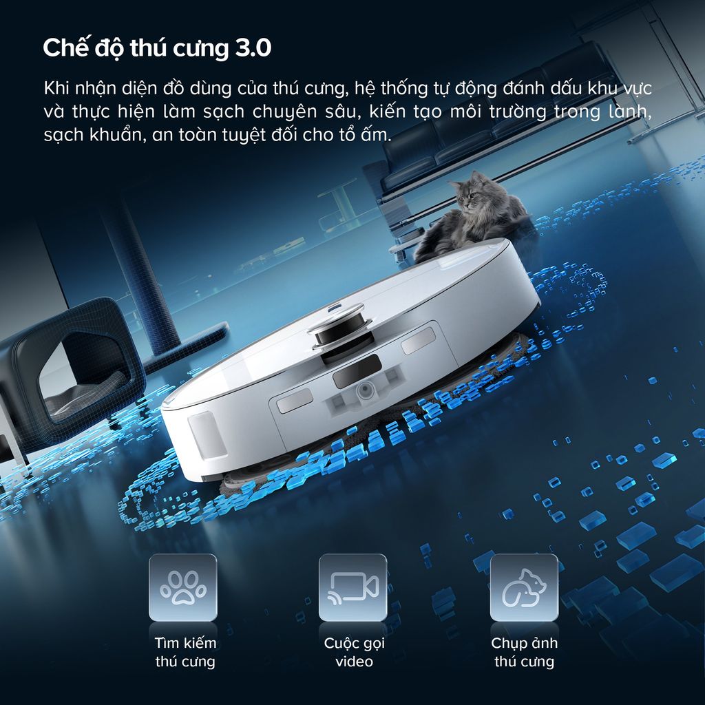 Robot hút bụi lau nhà Roborock QRevo Curv 2 Pro