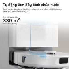 Robot hút bụi lau nhà Roborock QRevo C Pro màu trắng