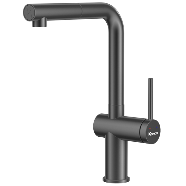 Vòi rửa bát Konox Stream Smart Gun Metal