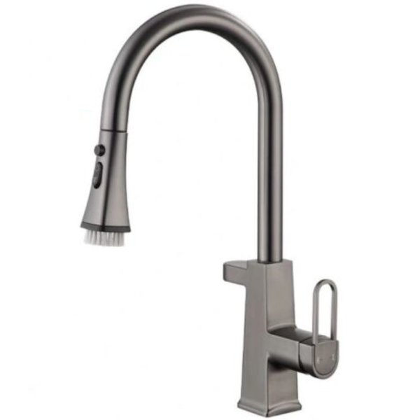 Vòi rửa chén Bossco BC-07X xám titan