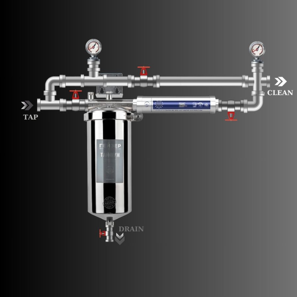 Hệ thống lọc tổng đầu nguồn mini Geyser Ecotar 1F1As