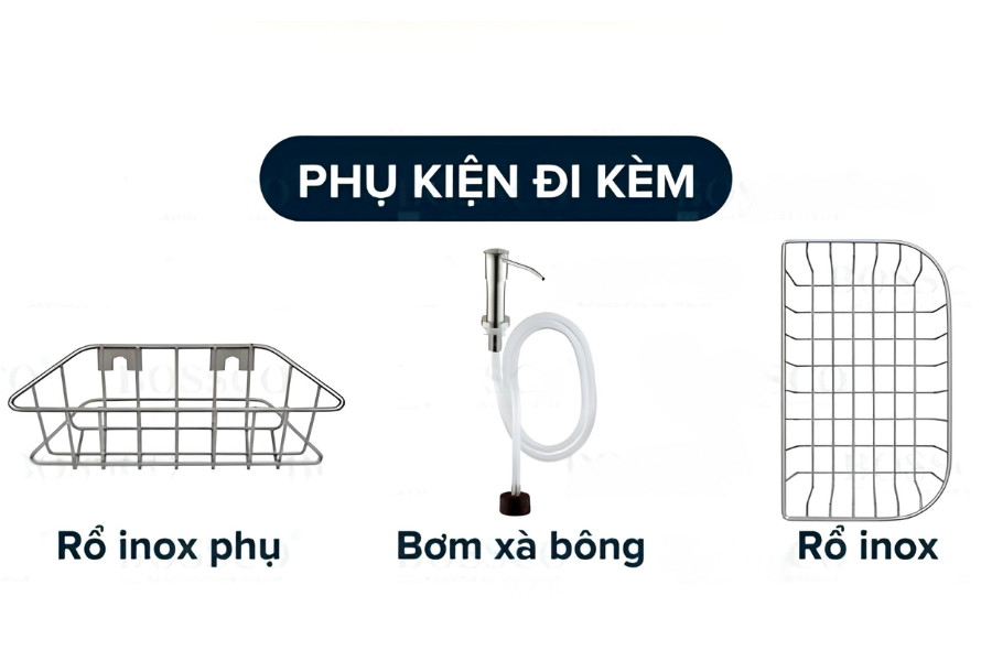 Chậu rửa chén Bossco BC-PT7850NKS 1 hộc nâu kim sa