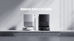 Robot hút bụi lau nhà Roborock QRevo C Pro màu đen