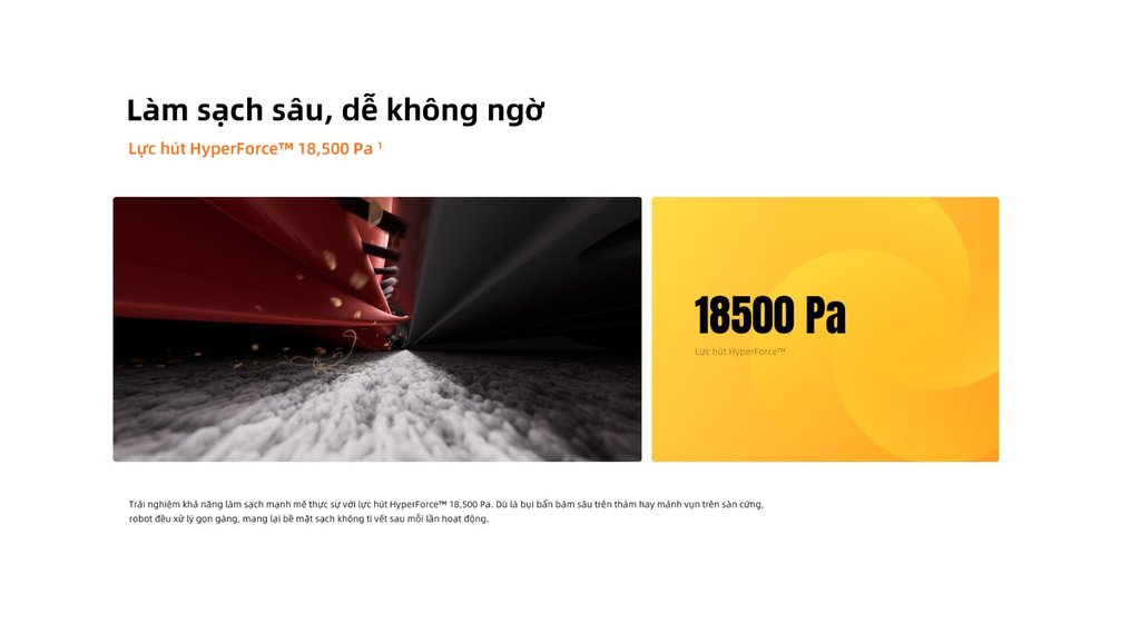 Robot hút bụi lau nhà Roborock QRevo C Pro màu đen