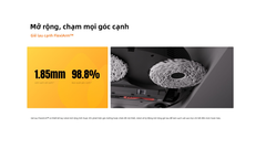 Robot hút bụi lau nhà Roborock QRevo C Pro màu đen