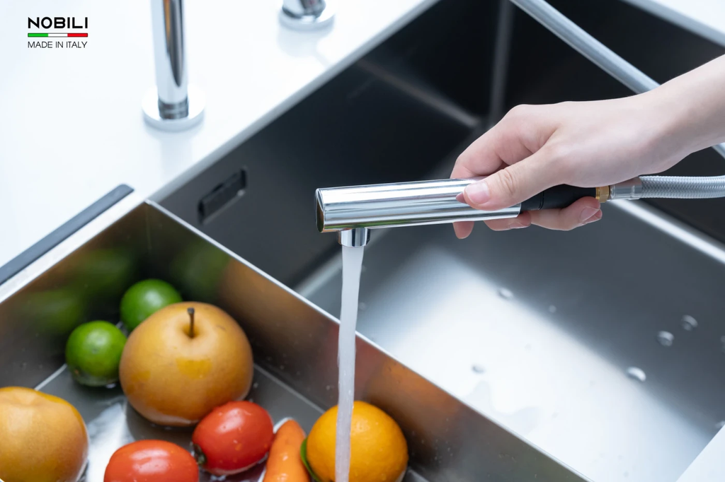 Vòi rửa chén Nobili TABLE NB242 nóng lạnh