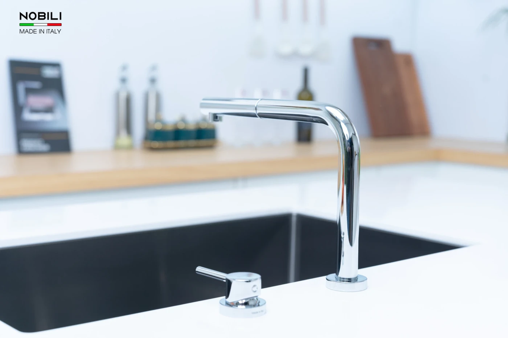 Vòi rửa chén Nobili TABLE NB242 nóng lạnh