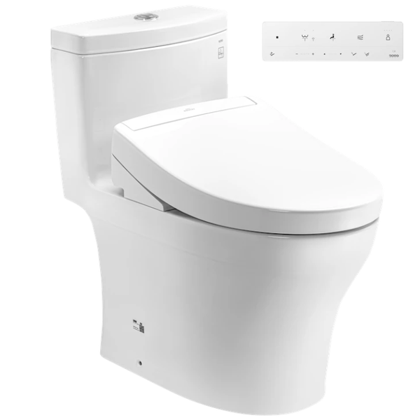 Bồn cầu một khối TOTO MS889DRW25 kèm nắp rửa điện tử WASHLET dòng S5 - TCF34461GAA