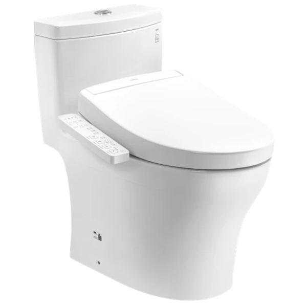 Bồn cầu một khối TOTO MS889CDRW24 kèm nắp rửa điện tử WASHLET dòng S2 - TCF33461GAA