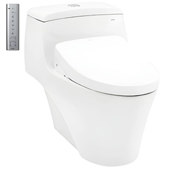Bồn cầu một khối TOTO MS823CDRW12 kèm nắp rửa điện tử WASHLET dòng S7 TCF4911EZ