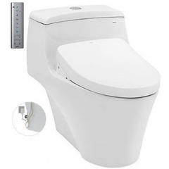 Bồn cầu một khối TOTO MS823DRW11 kèm nắp rửa điện tử WASHLET dòng S7 TCF4911Z