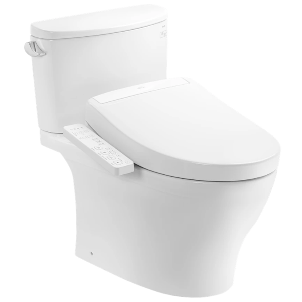 Bồn cầu hai khối TOTO CS767RW24 kèm nắp rửa điện tử WASHLET dòng S2 - TCF33461GAA