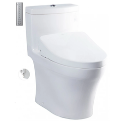 Bồn cầu một khối TOTO MS889DRW11XW kèm nắp rửa điện tử WASHLET dòng S7 TCF4911Z