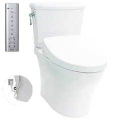 Bồn cầu hai khối TOTO CS986GW11XW kèm nắp rửa điện tử WASHLET dòng S7 TCF4911Z