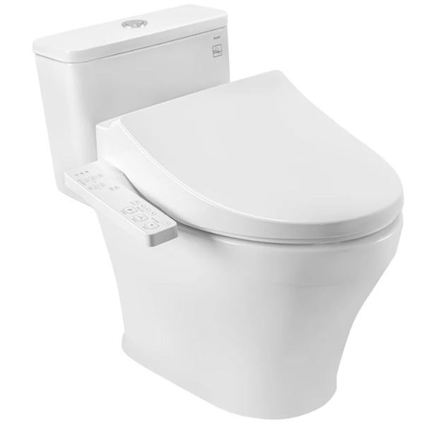 Bồn cầu một khối TOTO MS857DW26 kèm nắp rửa điện tử WASHLET dòng S1 - TCF23661GAA
