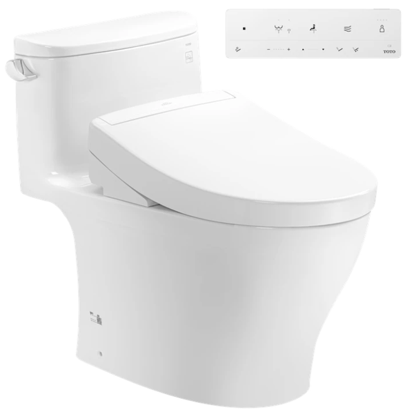 Bồn cầu một khối TOTO MS887RW25 kèm nắp rửa điện tử WASHLET dòng S5 - TCF34461GAA