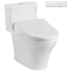 Bàn cầu một khối Toto MS857CDW23XW kèm nắp rửa điện tử WASHLET dòng S7