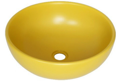 Chậu lavabo Kanly SU514 màu vàng