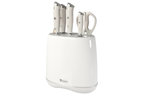 Bộ dao làm bếp Konox Haper Grey cao cấp 5 món