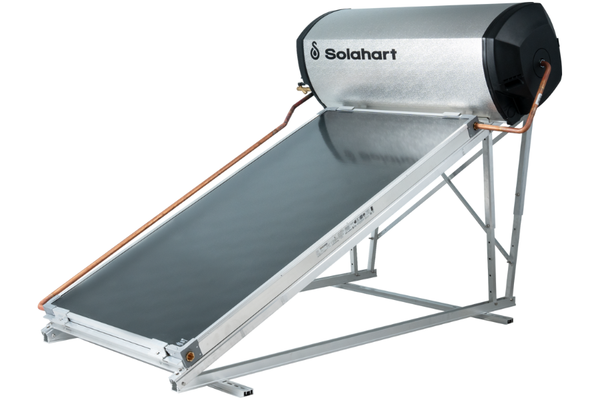 Máy nước nóng năng lượng mặt trời Solahart Premium 180L MBC chịu áp lắp mái bằng + chân khung