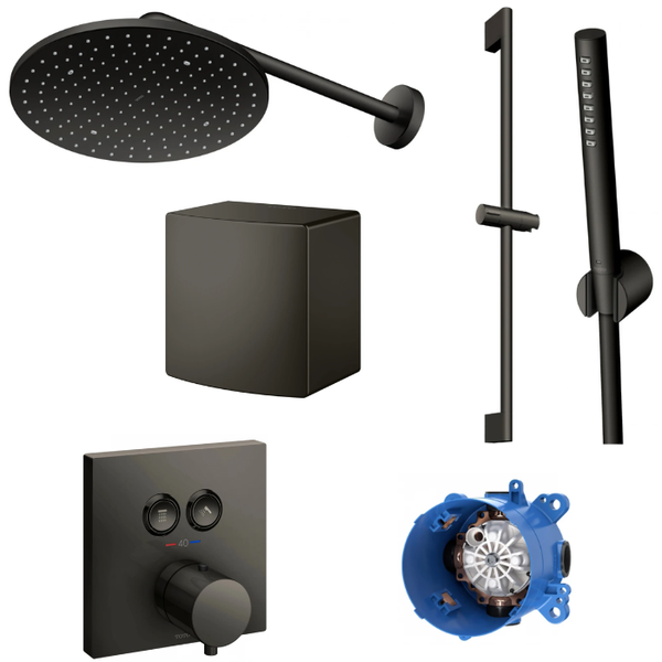 Bộ sen tắm âm tường TOTO TBV02406BAMBL/TBN01001B/TBW07003AMBL/TBW02017AMBL/TBW08009AMBL/TBW07019AMBL