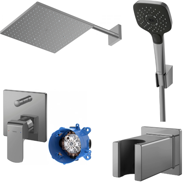 Bộ sen tắm âm tường TOTO TBG02304BABGP/TBN01001B/TBW08003ABGP/TBW02006ABGP/TBW08010ABGP