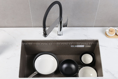 Chậu rửa chén  Bossco BC-ST8046NKS 1 hộc
