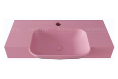 Chậu lavabo Bossco BC-LC10050HKS màu hồng kim sa