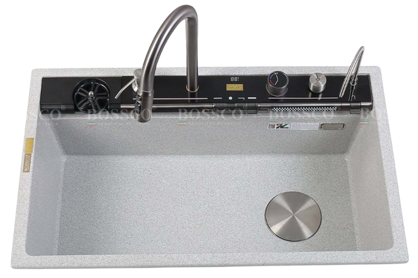 Chậu Rửa Chén Bossco BC-C8652XKS 1 Hộc xám kim sa