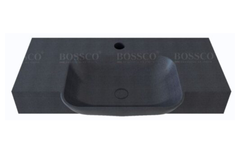 Chậu lavabo Bossco BC-LC10050XĐ màu xám đen