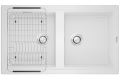 Chậu rửa bát Konox Granite Phoenix Smart 860 White Silver