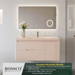 Tủ lavabo Bossco BC–C03K màu kem