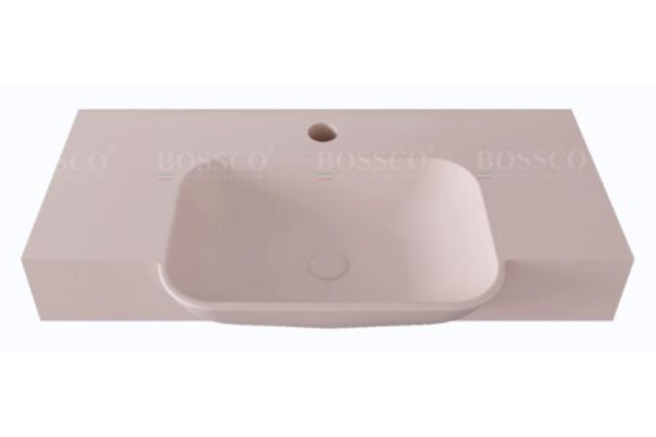Chậu lavabo Bossco BC-LC10050KKS màu kem kim sa