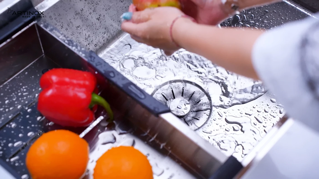 Chậu rửa chén Artinox TITANIUM NA875U 1 hộc