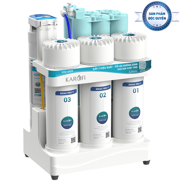 Máy lọc nước Karofi KAQ-UE03 RO để gầm - độc quyền