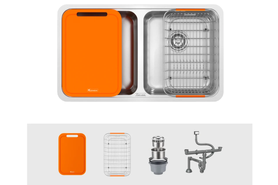 Chậu rửa bát Konox R50 Tari 7846DU