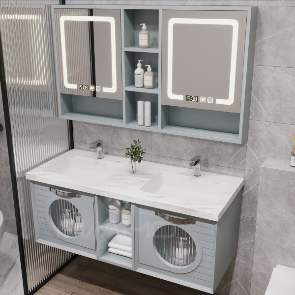 Tủ Lavabo Maamo MF04 -140 Kính thông minh